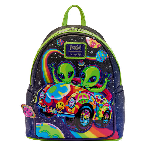 Lisa Frank Cosmic Alien Ride Glow Mini Backpack